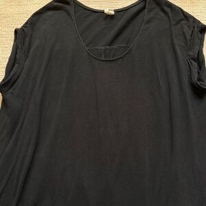 We the Free Black Short Sleeve long T-shirt